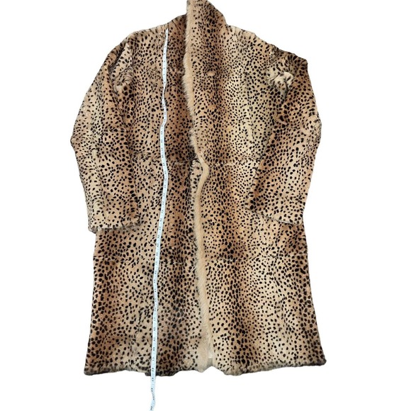 Italian Rabbit Fur Long Coat Size Medium | Pelliccia Coniglio - Picture 11 of 14